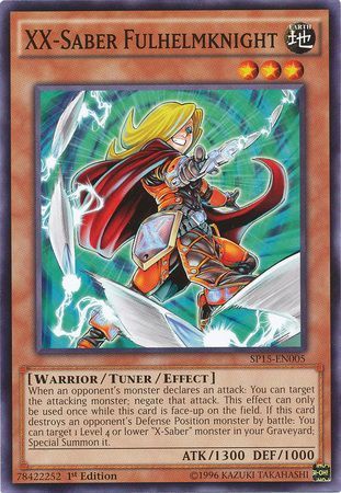 XX-Saber Fulhelmknight - SP15-EN005 - Common 1st Edition Star Pack ARC-V Singles