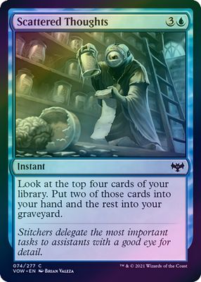 Scattered Thoughts 074/277 - Foil Innistrad: Crimson Vow Foil Singles