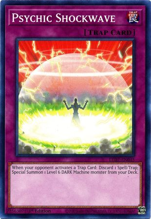 Psychic Shockwave - LED7-EN045 - Common 1st Edition Legendary Duelists: Rage of Ra 1st Edition Singles (espanol)