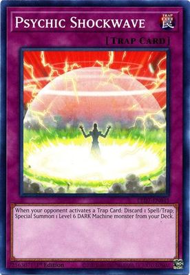 Psychic Shockwave - LED7-EN045 - Common 1st Edition Legendary Duelists: Rage of Ra 1st Edition Singles (espanol)
