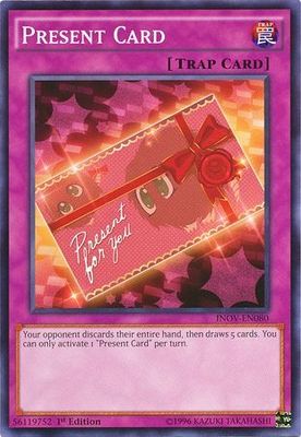 Present Card - INOV-EN080 - Common 1st Edition Invasion Vengeance 1st Edition Singles