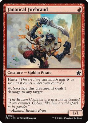 Fanatical Firebrand - Foundations (foil Foundations