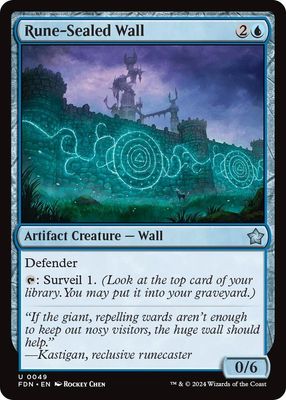 Rune-Sealed Wall - Foundations (FDN) Foundations