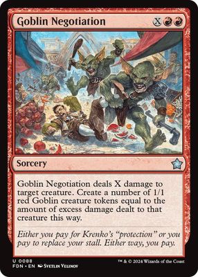 Goblin Negotiation - Foundations (FDN) Foundations 0088