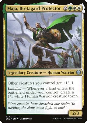 Maja, Bretagard Protector - Starter Commander Decks (SCD) Starter Commander Decks