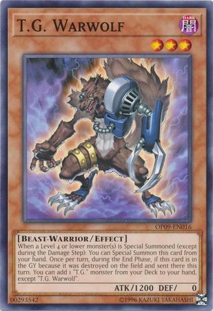 T.G. Warwolf - OP09-EN016 - Common Unlimited OTS Tournament Pack 9 (OP09) (espanol)