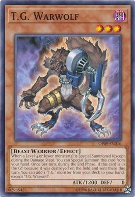 T.G. Warwolf - OP09-EN016 - Common Unlimited OTS Tournament Pack 9 (OP09) (espanol)