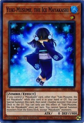 Yuki-Musume, the Ice Mayakashi - SAST-ENSE2 - Super Rare Limited Edition Savage Strike 1st Edition Singles