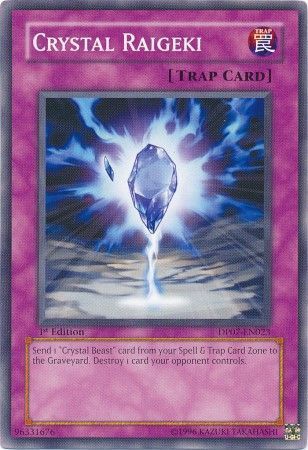 Crystal Raigeki - DP07-EN023 - Common 1st Edition Duelist Pack: Jesse Anderson DP07 1st Edition Singles