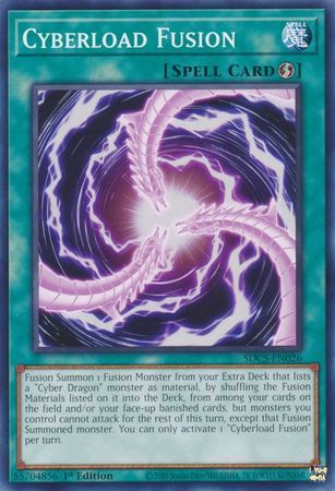 Cyberload Fusion - SDCS-EN026 - Common unlimited Structure Deck: Cyber Strike 1st Edition Singles (espanol)