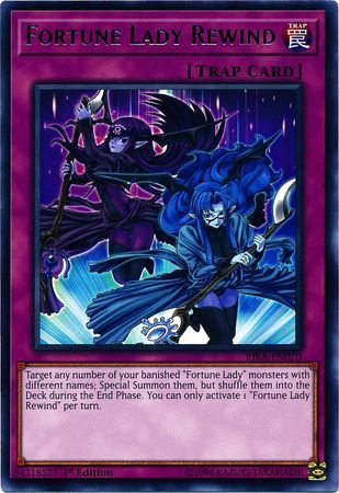 Fortune Lady Rewind - RIRA-EN070 - Rare 1st Edition Rising Rampage [RIRA] 1st Edition Singles
