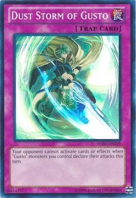 Dust Storm of Gusto - HA07-EN029 - Super Rare Unlimited Hidden Arsenal 7: Knight of Stars Unlimited Singles