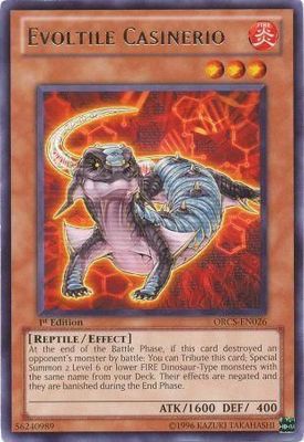 Evoltile Casinerio - ORCS-EN026 - Rare 1st Edition Order of Chaos 1st Edition Singles
