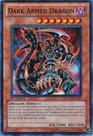 Dark Armed Dragon - SDDC-EN012 - Common 1st Edition Structure Deck: Dragons Collide 1st Edition Singles
