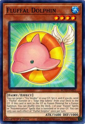 Fluffal Dolphin - ROTD-EN021 - Common 1st Edition Rise of the Duelist [ROTD] 1st Edition Singles (espanol)