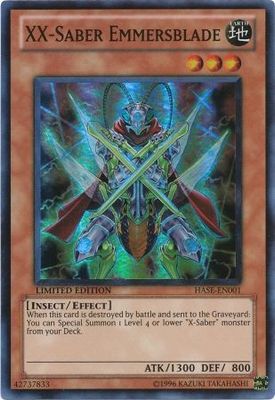 XX-Saber Emmersblade - HASE-EN001 - Super Rare Hidden Arsenal Special Edition [HASE]