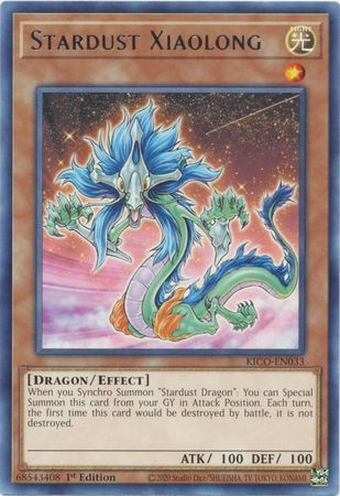 Stardust Xiaolong - KICO-EN033 - Rare 1st Edition King&#39;s Court 1st Edition Singles (espanol)