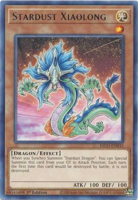 Stardust Xiaolong - KICO-EN033 - Rare 1st Edition King&#39;s Court 1st Edition Singles (espanol)