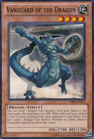 Vanguard of the Dragon - YSKR-EN025 - Common Unlimited Starter Deck: Kaiba Reloaded Unlimited Singles