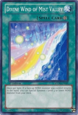 Divine Wind of Mist Valley - STOR-EN059 - Common 1st Edition Storm of Ragnarok 1st Edition Singles (espanol)