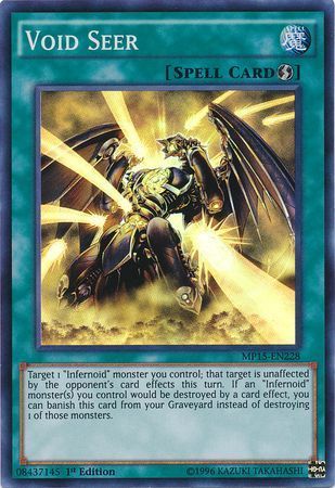 Void Seer - MP15-EN228 - Super Rare 1st Edition Yu-Gi-Oh! 2015 Mega-Tins [MP15]