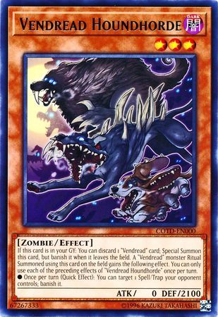 Vendread Houndhorde - COTD-EN000 - Rare Unlimited Code of the Duelist Unlimited Singles