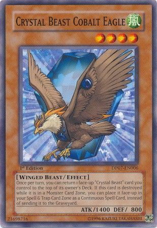 Crystal Beast Cobalt Eagle - DP07-EN006 - Common 1st Edition Duelist Pack: Jesse Anderson DP07 1st Edition Singles