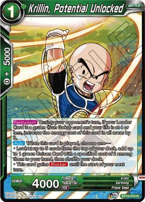 Krillin, Potential Unlocked - Rise of the Unison Warrior (DBS-B10) Rise of the Unison Warrior