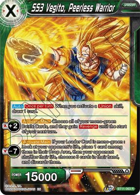 SS3 Vegito, Peerless Warrior - Vermilion Bloodline (DBS-B11) Vermilion Bloodline