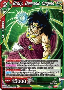 Broly, Demonic Origins - Assault of the Saiyans (DBS-B07) Assault of the Saiyans