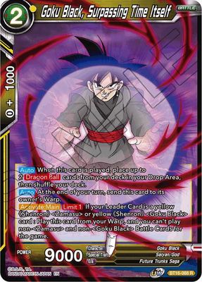 Goku Black, Surpassing Time itself - Realm of the Gods (DBS-B16) Realm of the Gods