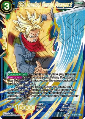 SS2 Trunks, Heroic Prospect (Gold Stamped) - Mythic Booster (MB-01) Mythic Booster