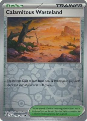 Calamitous Wasteland - 175/193 - Uncommon Reverse Holo Scarlet &amp; Violet: Paldea Evolved Reverse Holo Singles