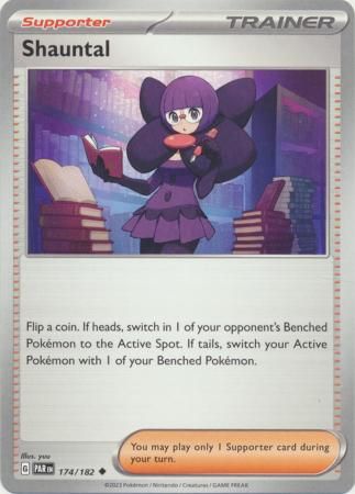 Shauntal - 174/182 - Uncommon Scarlet &amp; Violet: Paradox Rift Singles