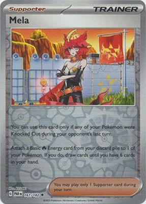 Mela - 167/182 - Uncommon Reverse Holo Scarlet &amp; Violet: Paradox Rift Reverse Holo Singles