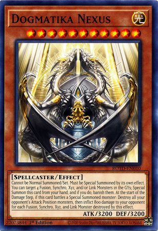 Dogmatika Nexus - ROTD-EN010 - Common 1st Edition Rise of the Duelist [ROTD] 1st Edition Singles (espanol)