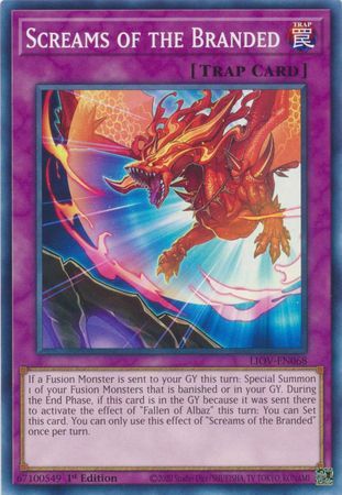 Screams of the Branded - LIOV-EN068 - Common 1st Edition Lightning Overdrive: LIOV 1st Edition Singles