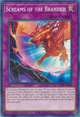 Screams of the Branded - LIOV-EN068 - Common 1st Edition Lightning Overdrive: LIOV 1st Edition Singles