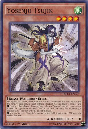 Yosenju Tsujik - SECE-EN027 - Common 1st Edition Secrets of Eternity (SECE) 1st Edition Singles