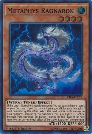 Metaphys Ragnarok - CIBR-EN023 - Super Rare 1st Edition Circuit Break 1st Edition Singles