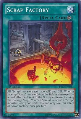 Scrap Factory - PRIO-EN066 - Common 1st Edition Primal Origin 1st Edition Singles