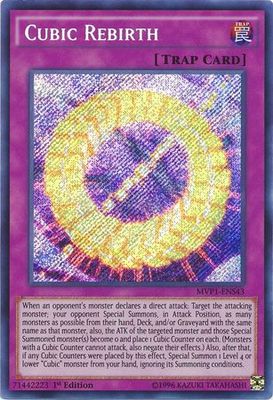 Cubic Rebirth - MVP1-ENS43 - Secret Rare 1st Edition The Dark Side of Dimensions Movie Pack: Secret Edition Singles