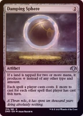 Damping Sphere 219/261 - Foil Dominaria Remastered Foil Singles