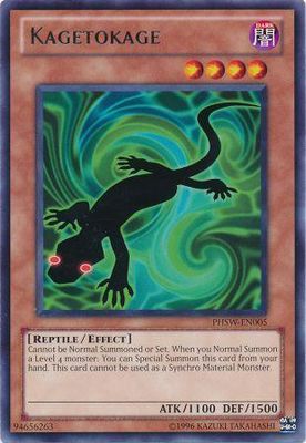 Kagetokage - PHSW-EN005 - Rare Unlimited Photon Shockwave Unlimited Singles