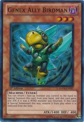 Genex Ally Birdman - HA04-EN037 - Super Rare 1st Edition Hidden Arsenal 4: Trishula&#39;s Triumph [HA04] 1st Edition Singles