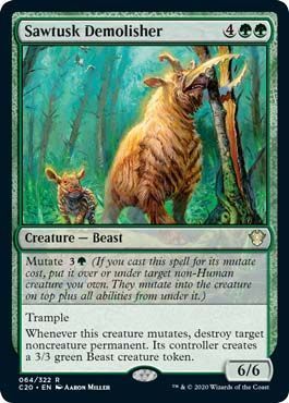 Sawtusk Demolisher 064/322 - Commander 2020 Singles