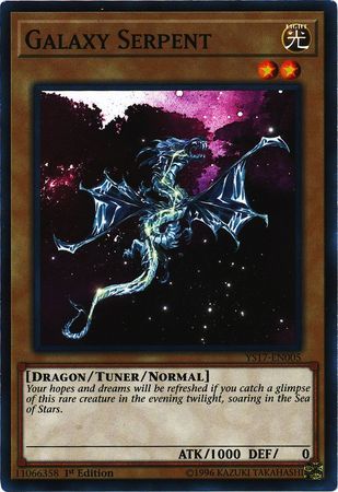 Galaxy Serpent - YS17-EN005 - Common 1st Edition Starter Deck Link Strike Singles (espanol)