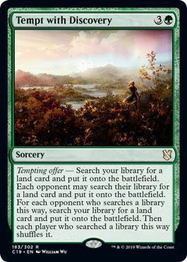 Tempt with Discovery 183/302 Commander 2019 Singles