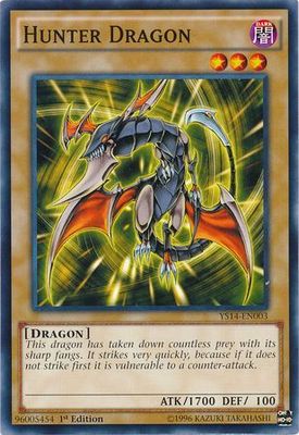 Hunter Dragon - YS14-EN003 - Common 1st Edition Starter Deck: Super Starter: Space-Time Showdown [YS14]