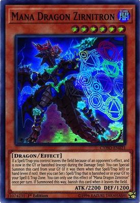 Mana Dragon Zirnitron - CYHO-EN021 - Super Rare 1st Edition Cybernetic Horizon 1st Edition Singles (espanol)